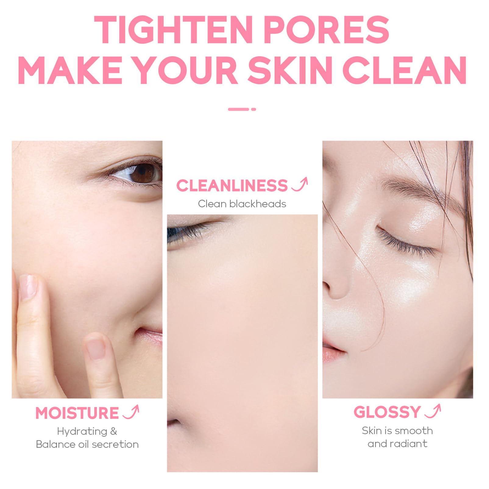 Skin Care Set Sakura Women Beauty Gift Sets Korean Skin Care Kit- Cleanser,Serum,Face Cream,Toner,Eye Cream,Mud Mask-Skin Care Routine Kit (One Size, Cherry Blossom-StyleA-Bae Moisturizing)