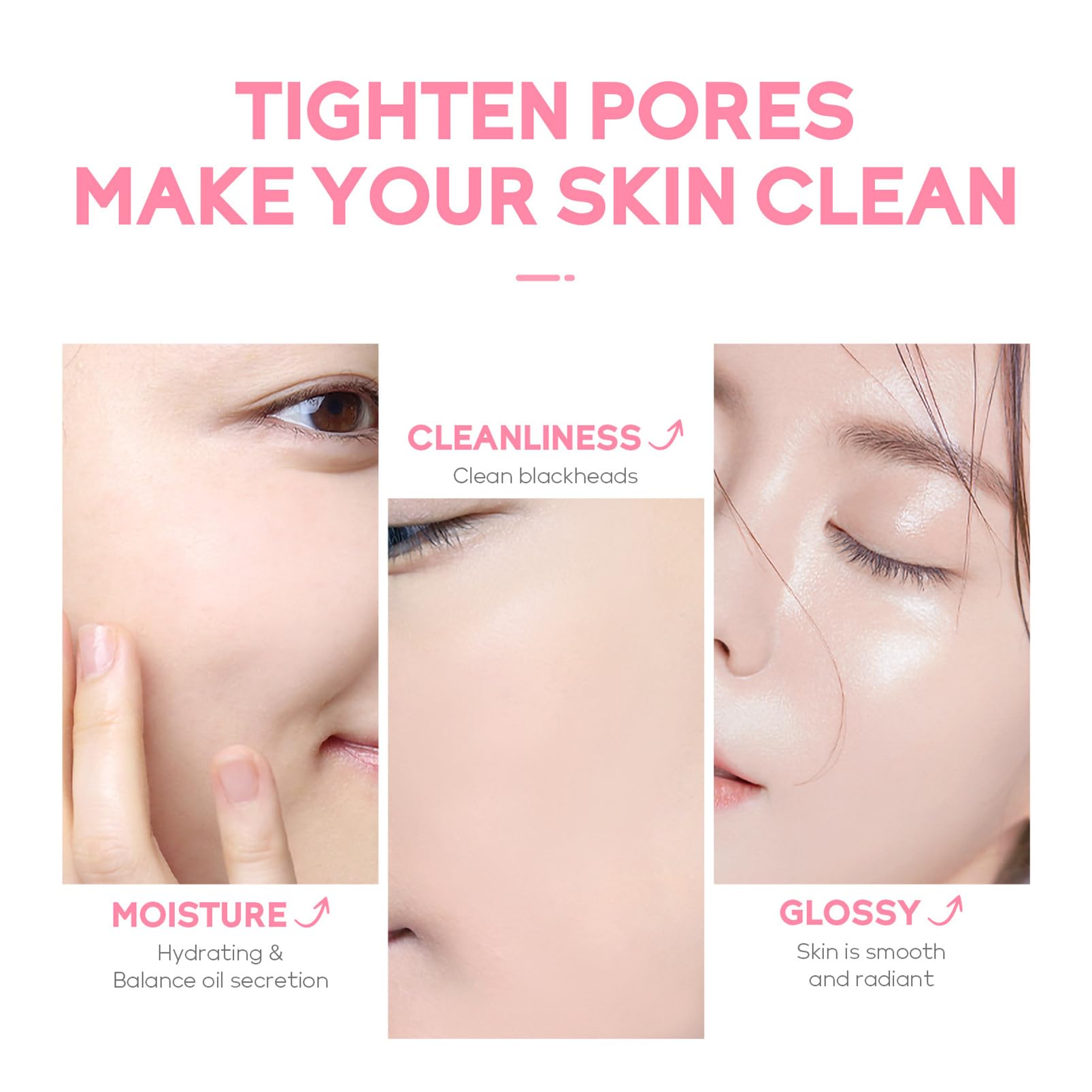 Skin Care Set Sakura Women Beauty Gift Sets Korean Skin Care Kit- Cleanser,Serum,Face Cream,Toner,Eye Cream,Mud Mask-Skin Care Routine Kit (One Size, Cherry Blossom-StyleA-Bae Moisturizing)