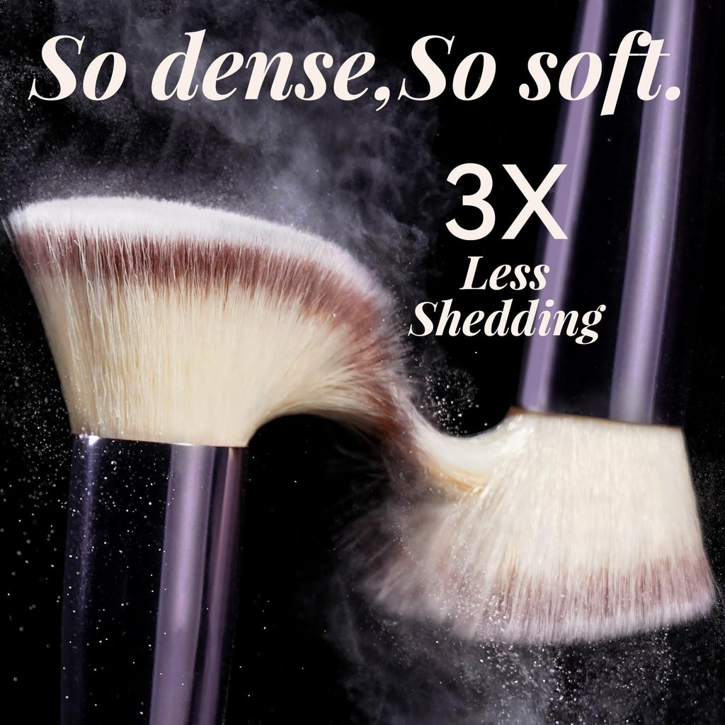 BS-MALL Makeup Brush Set 18 Pcs Premium Synthetic Foundation Powder Concealers Eye shadows Blush Makeup Brushes with black case