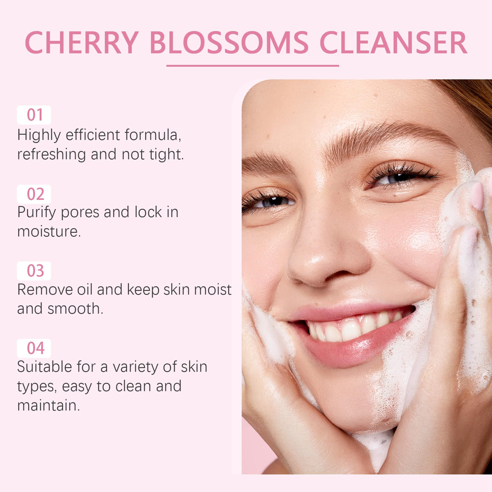 Skin Care Set Sakura Women Beauty Gift Sets Korean Skin Care Kit- Cleanser,Serum,Face Cream,Toner,Eye Cream,Mud Mask-Skin Care Routine Kit (One Size, Cherry Blossom-StyleA-Bae Moisturizing)