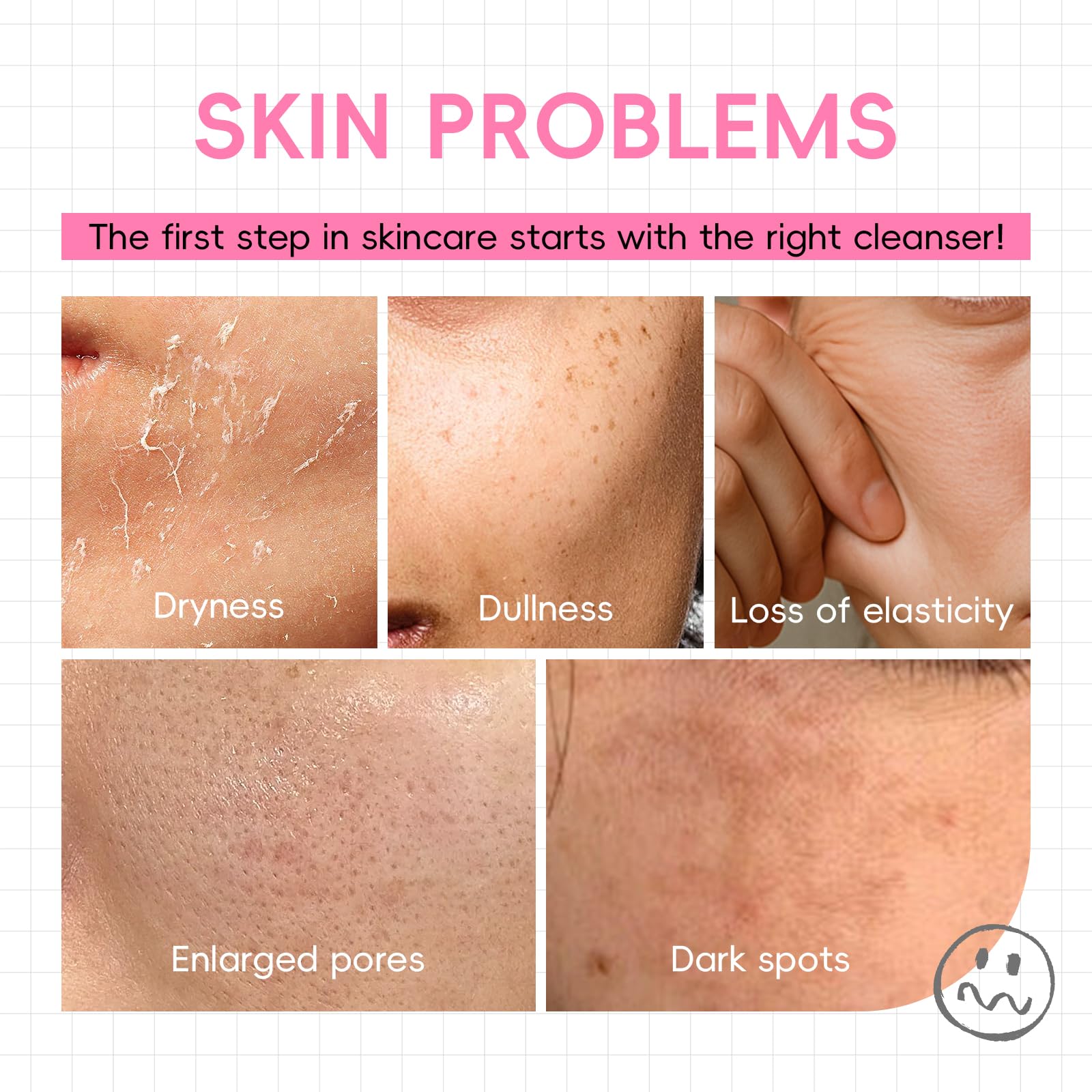 Sakura Collagen Skincare Set - 8-Piece Glass Skin Routine with Cleanser, Toner, Serum, Eye Cream, Moisturizer | Hydration, Firm, Glow for All Skin Types, Skin Care Gift Sets, for Mother's day