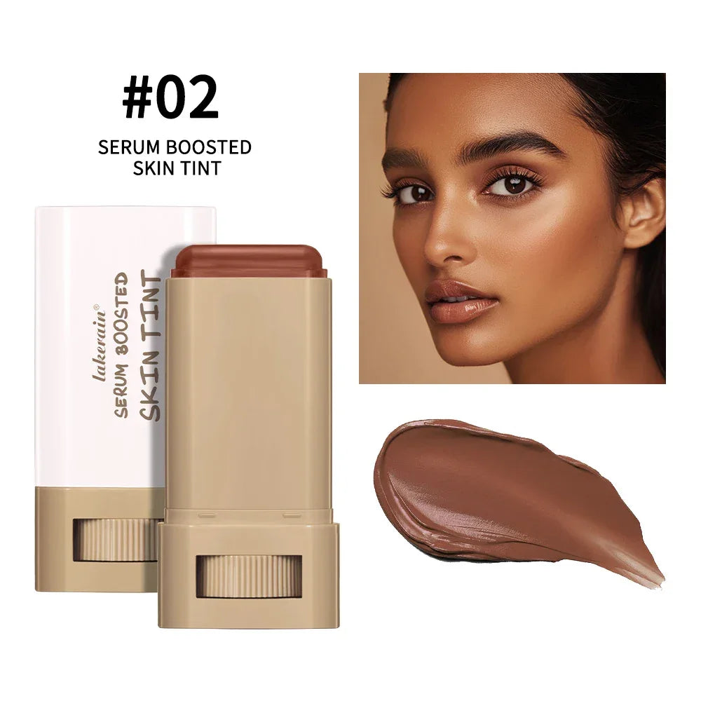 Serum Foundation Stick – Full Coverage Skin Tint with Hyaluronic Acid & Collagen
