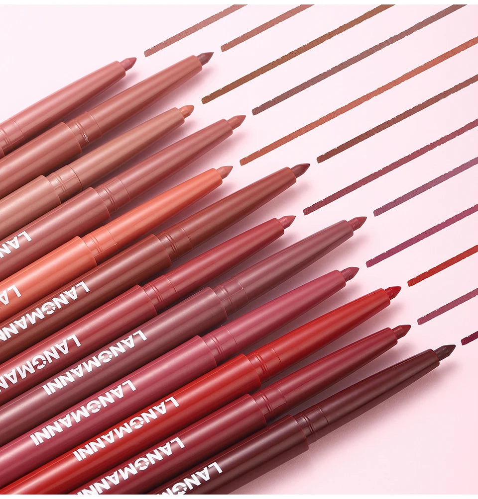 Integrated Waterproof Lipliner and Lipstick Set