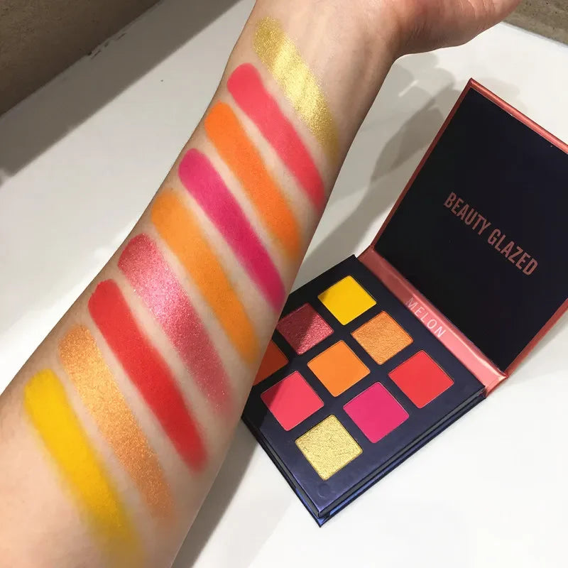 Eyeshadow Palette 9 Color Shimmer Matte Longlasting Waterproof