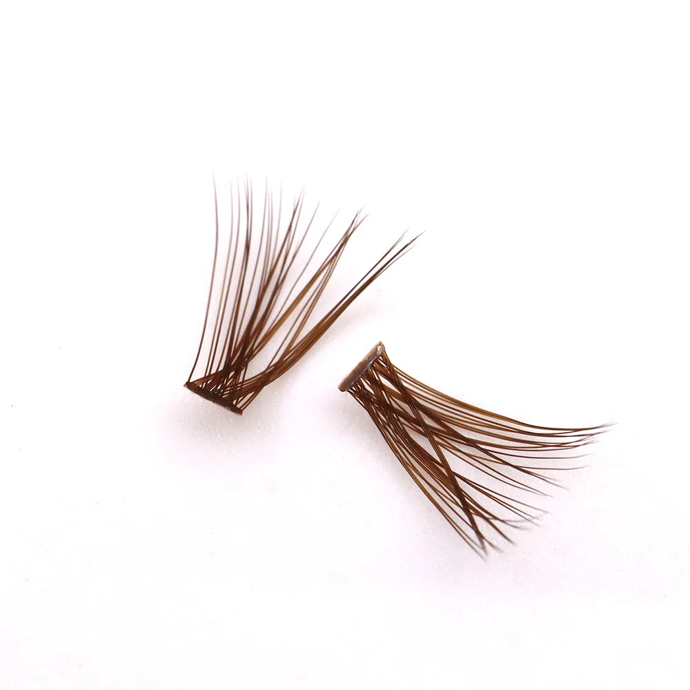 Brown Mix Colored Individual Lashes Colored Cluster False Lashes supplies for eyelash extensions makeup products
