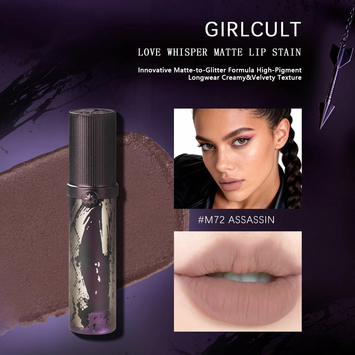 Girlcult love whisper matte lip stain