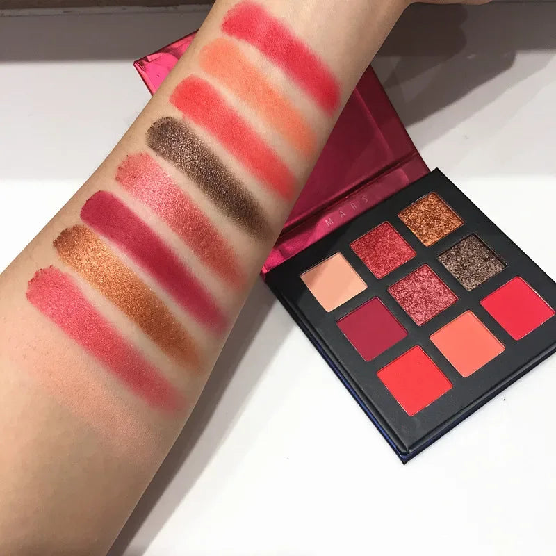 Eyeshadow Palette 9 Color Shimmer Matte Longlasting Waterproof