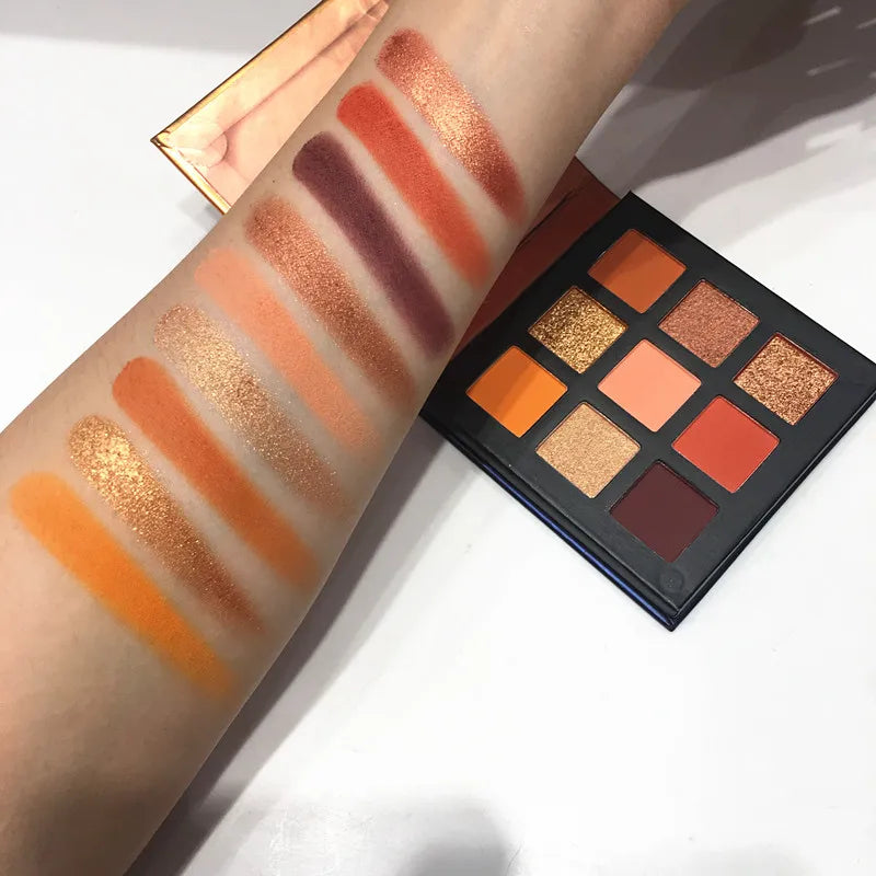 Eyeshadow Palette 9 Color Shimmer Matte Longlasting Waterproof
