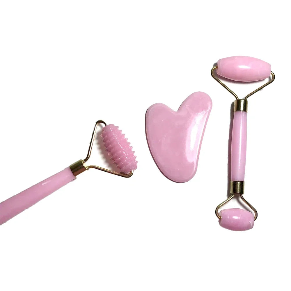3pcs Set Resin Roller Massager for Face Body Gua Sha