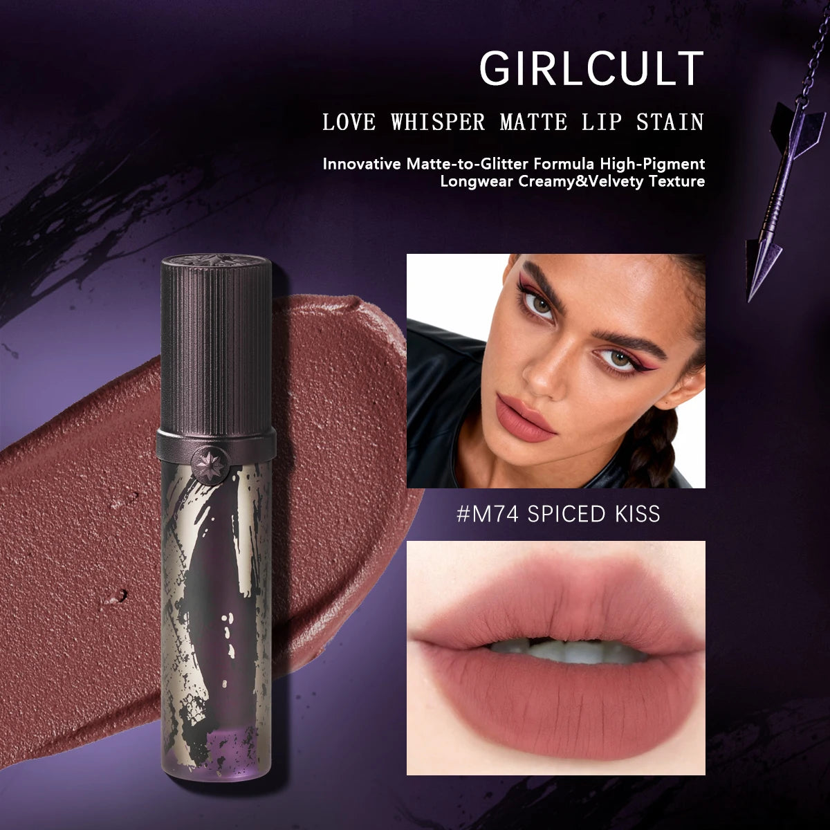 Girlcult love whisper matte lip stain
