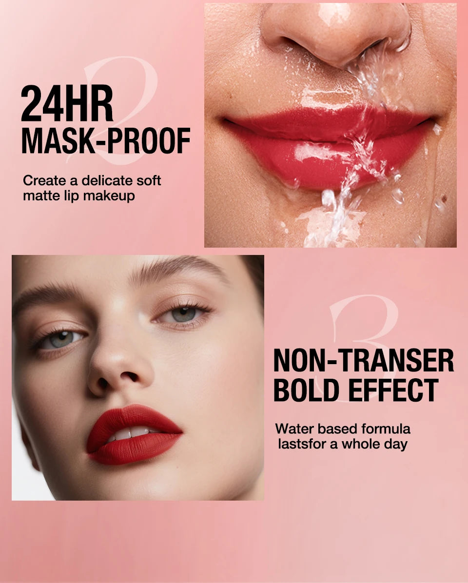 Integrated Waterproof Lipliner and Lipstick Set