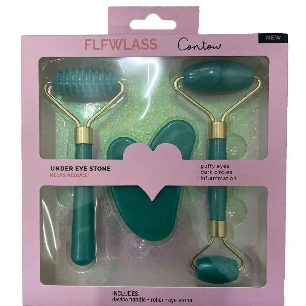 3pcs Set Resin Roller Massager for Face Body Gua Sha