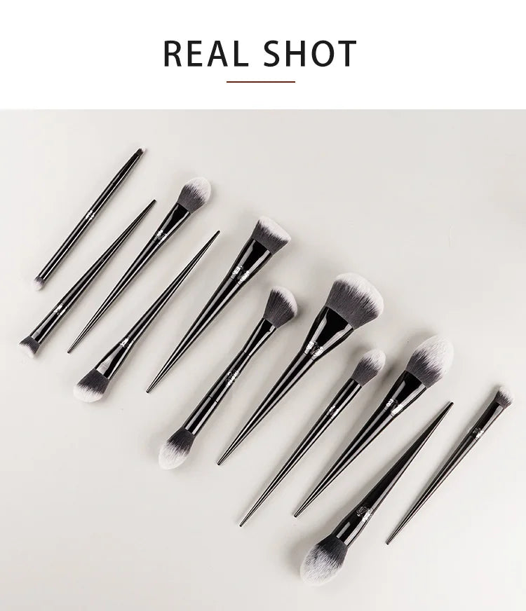 Kat Von D  Makeup Brush Set & Kit Foundation Blush Highlight Concealer Powder Sculpting Eyeshadow Brush