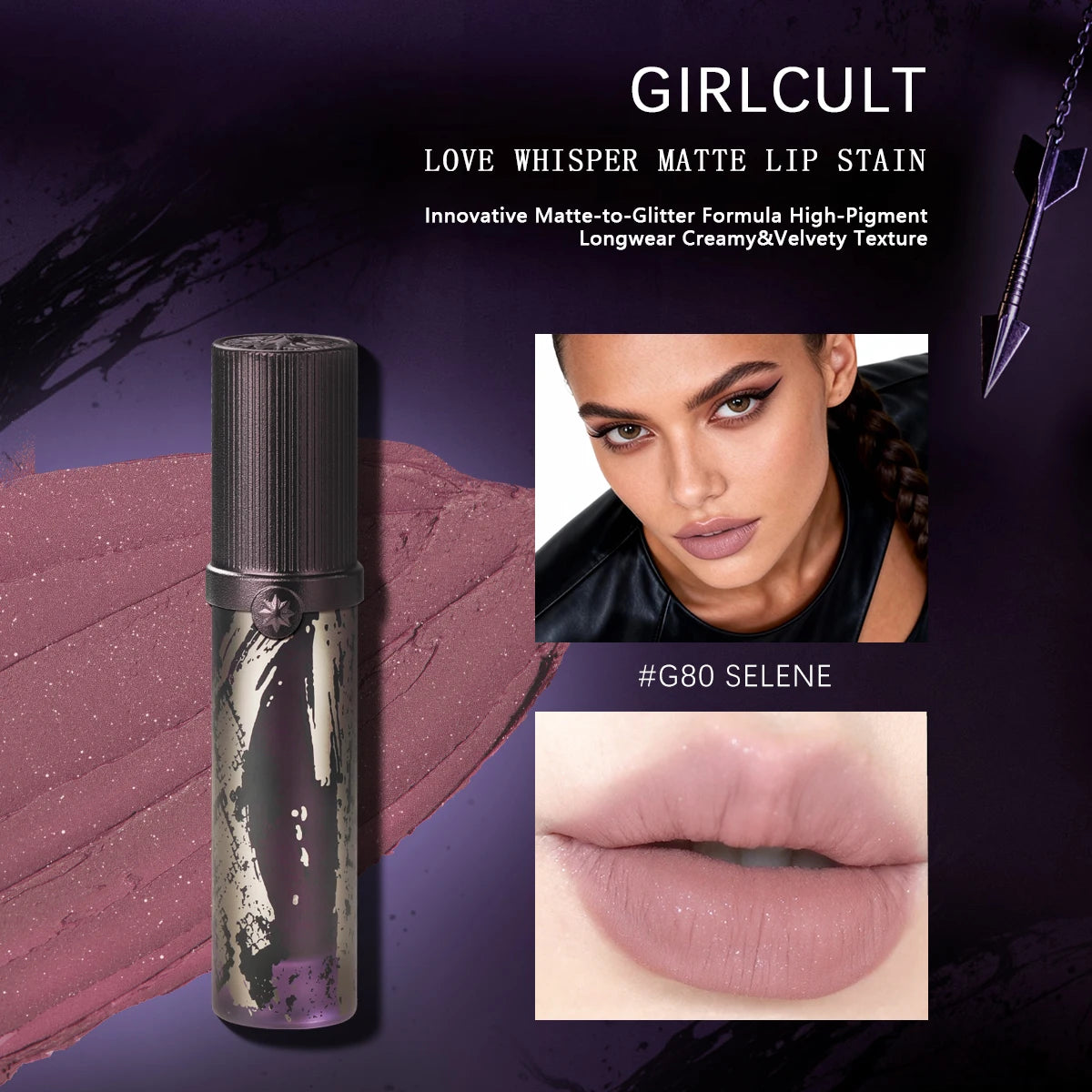 Girlcult love whisper matte lip stain