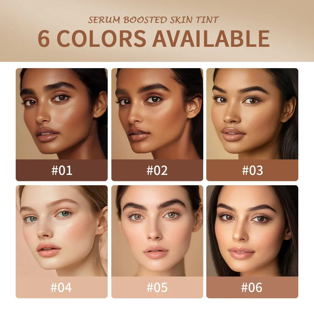 Serum Foundation Stick – Full Coverage Skin Tint with Hyaluronic Acid & Collagen