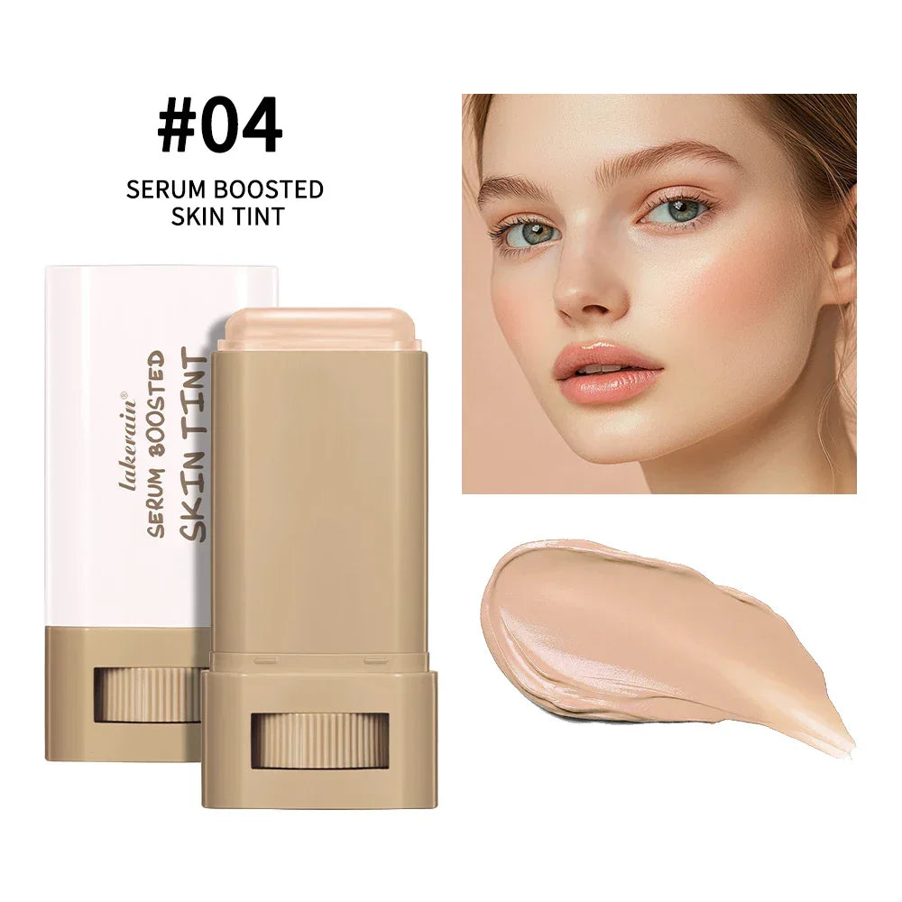 Serum Foundation Stick – Full Coverage Skin Tint with Hyaluronic Acid & Collagen