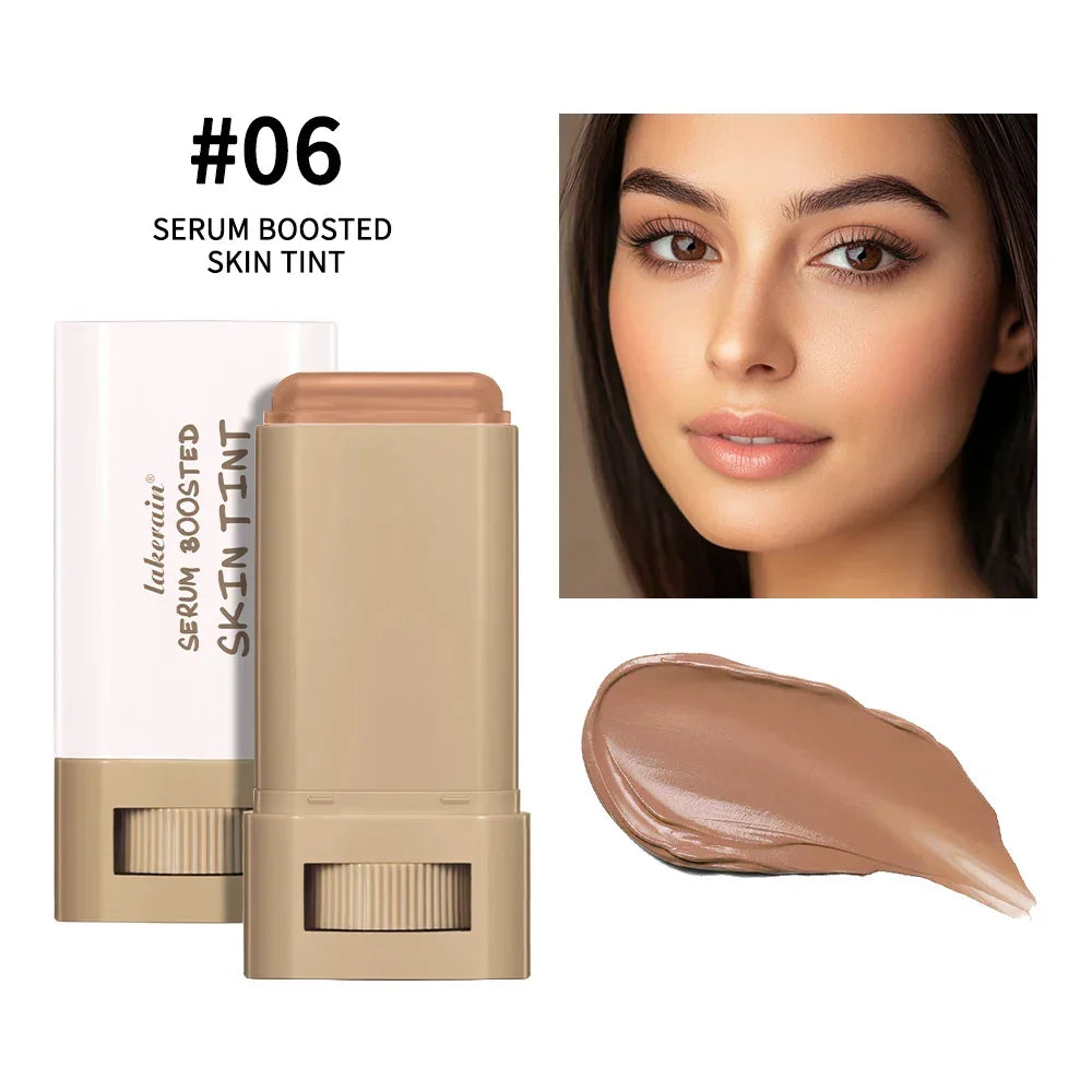 Serum Foundation Stick – Full Coverage Skin Tint with Hyaluronic Acid & Collagen
