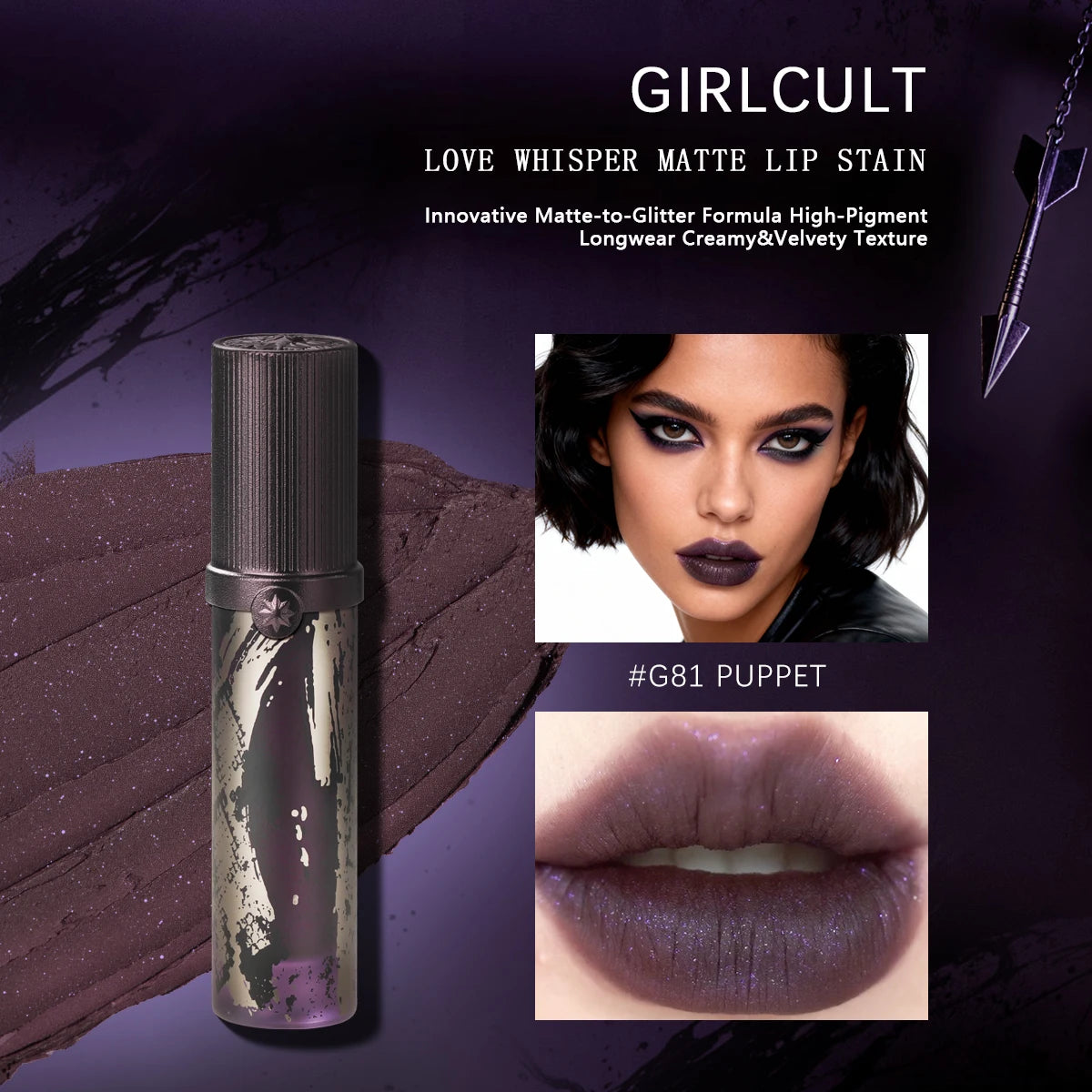 Girlcult love whisper matte lip stain