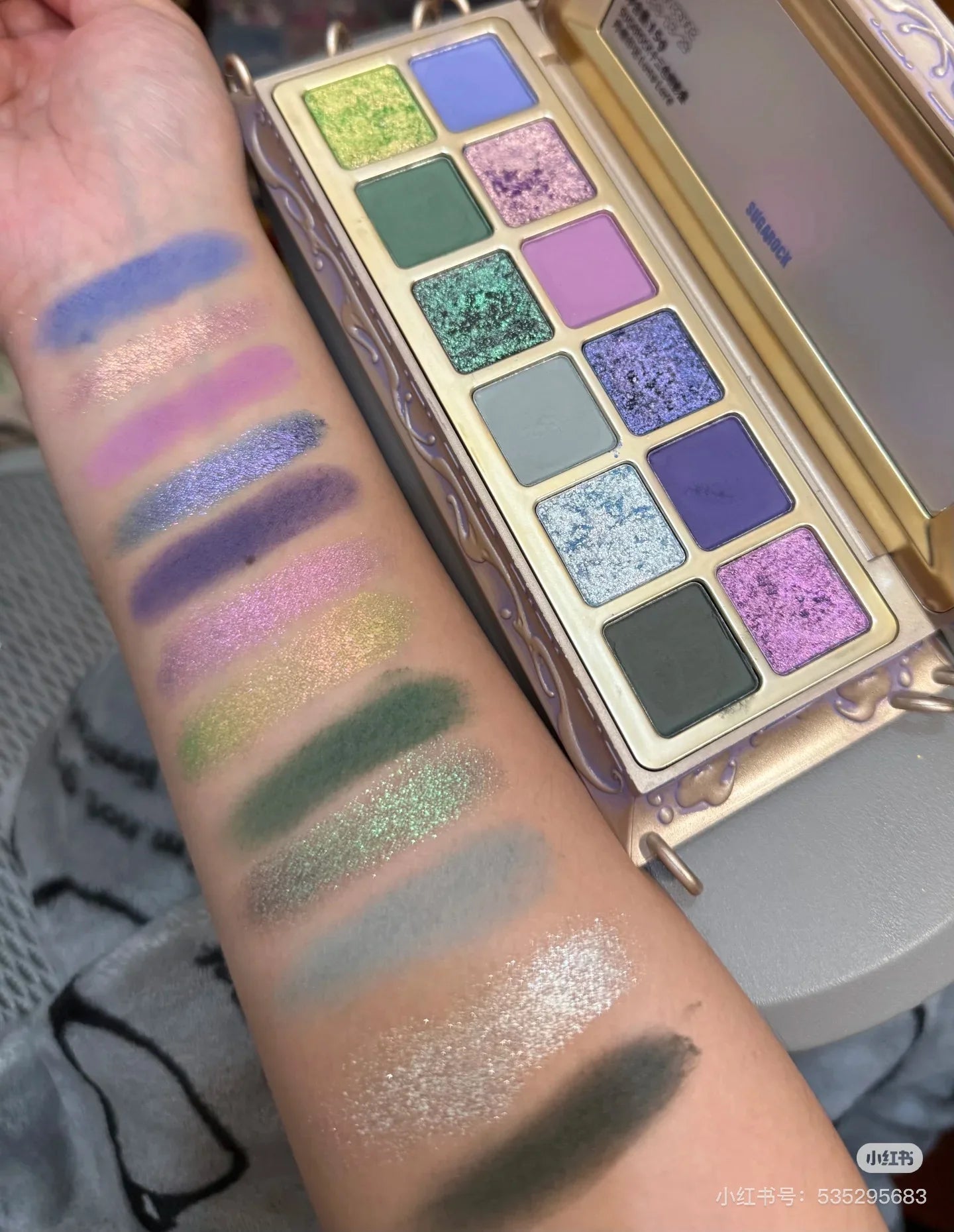 12 Colors Shimmer Chameleon Matte Eyeshadow Palette Makeup