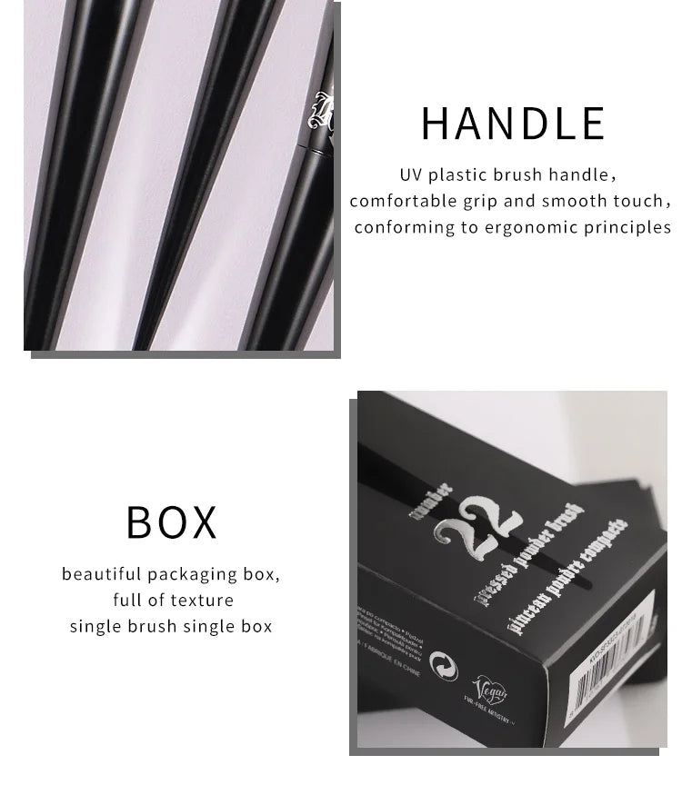 Kat Von D  Makeup Brush Set & Kit Foundation Blush Highlight Concealer Powder Sculpting Eyeshadow Brush