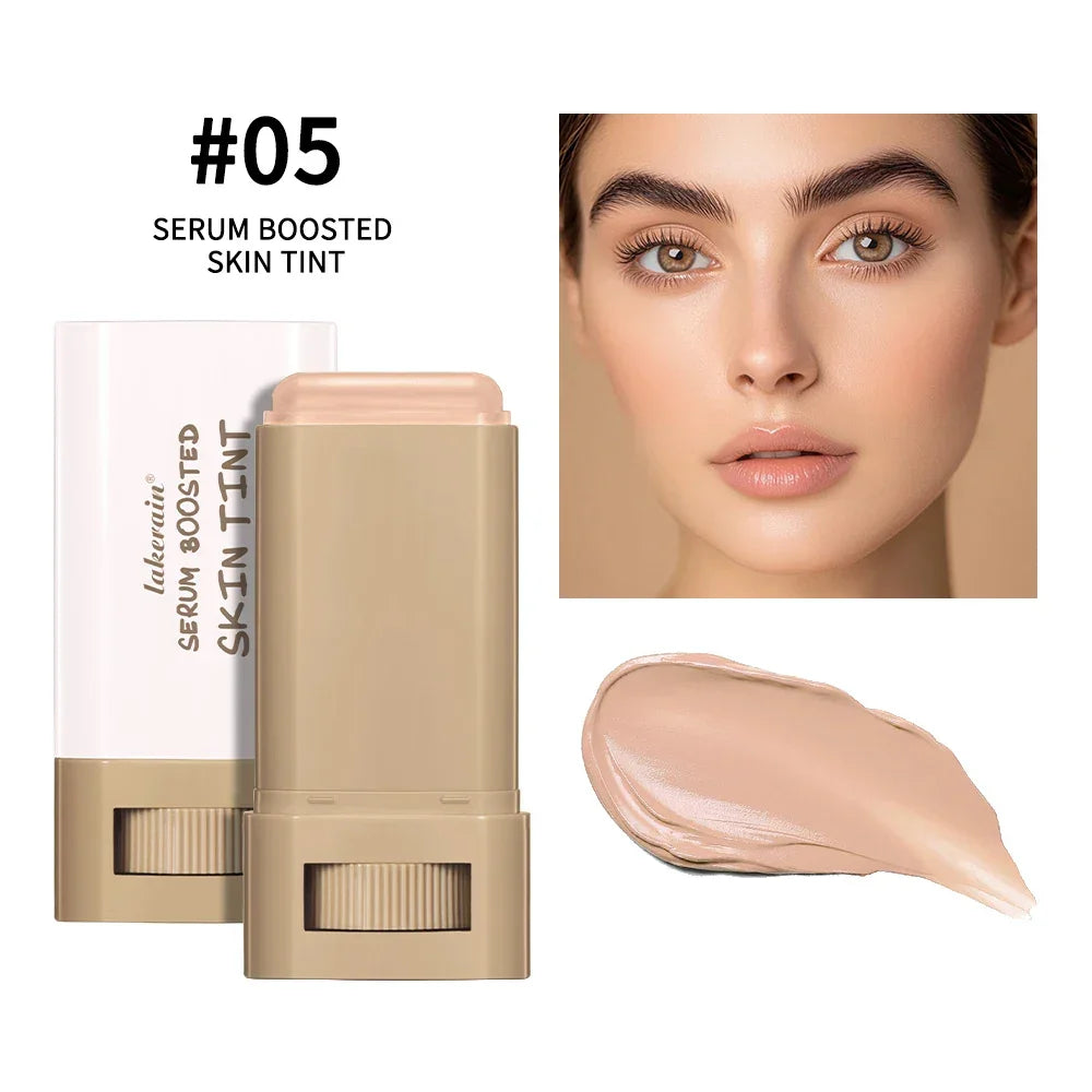 Serum Foundation Stick – Full Coverage Skin Tint with Hyaluronic Acid & Collagen